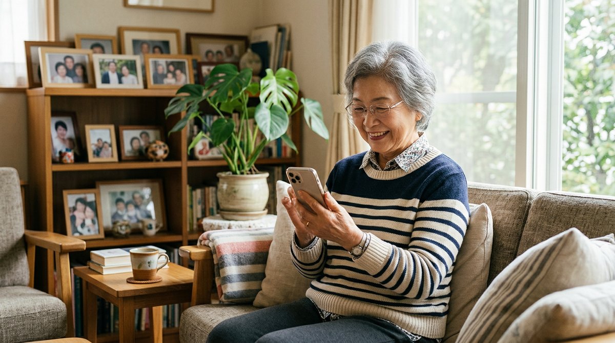 新しいアプリは不要。LINEだけでできる高齢の親の楽しみと会話